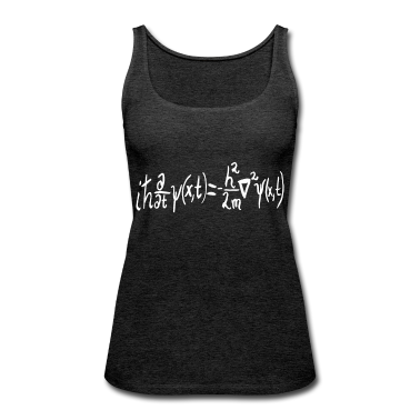 Katzen Tank Top - Schrödinger Gleichung