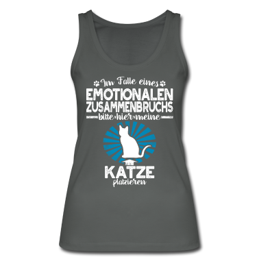 Katzen Tank Top - Katze emotionaler Zusammenbruch - lustige Katzen