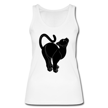 Katzen Tank Top - Schwarze Katze