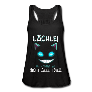 Katzen Tank Top - Lächle du Kannst Sie Nicht alle töten