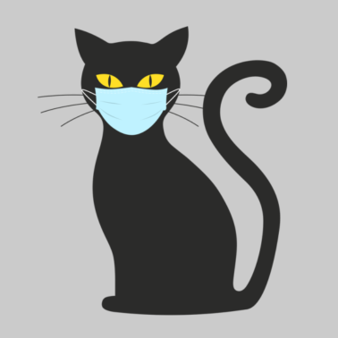 Motiv Corona Katze Mundschutz Virus Covid