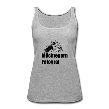 Katzen Tank Top - Möchtegern Fotograf