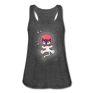 Katzen Tank Top - Pussy Deluxe Katze als Astronaut
