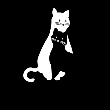 Motiv Süße Katzen Mutter mit Kind I Katze als Geschenk