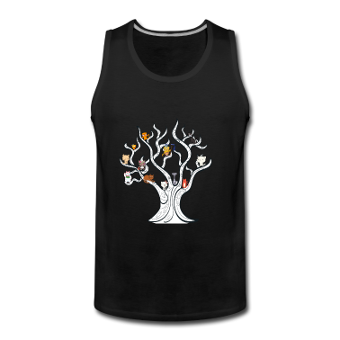 Katzen Tank Top - Baum mit Katzen - Katzenbaum