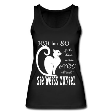 Katzen Tank Top - Katze weiß zu viel