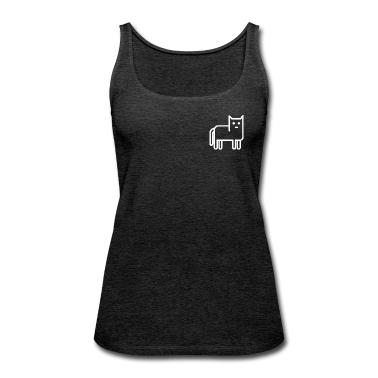Katzen Tank Top - Lustige Katze Lineart