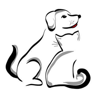 Motiv Hund und Katze