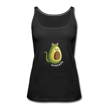 Katzen Tank Top - Avocado Katze