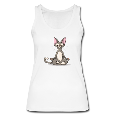 Katzen Tank Top - Yoga Katze