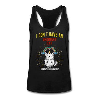 Katzen Tank Top - Katzen Einhorn Katzen Freund Humor lustig Kater