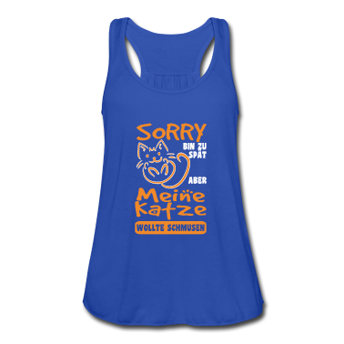 Katzen Tank Top - Katze schmusen