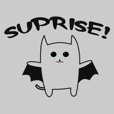 Motiv Katze Vampier Suprise