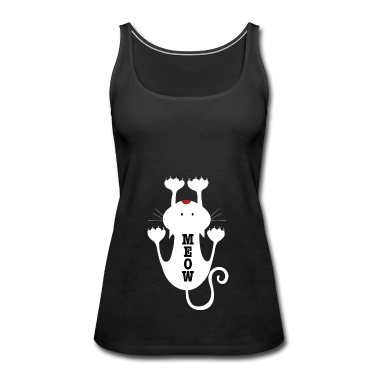 Katzen Tank Top - Katze Meow