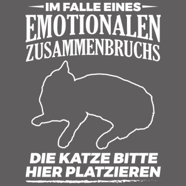 Motiv Im Falle eines emotionalen Zusammenbruchs - Katzen