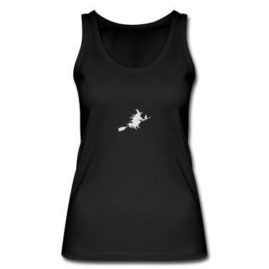 Katzen Tank Top - Fliegende Hexe
