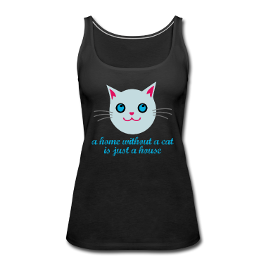 Katzen Tank Top - Ein Haus ohne Katze ist nur ein Haus