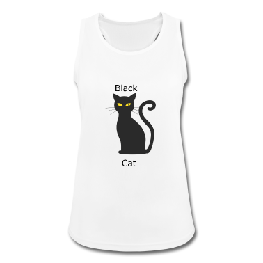 Katzen Tank Top - Schwarze Katze