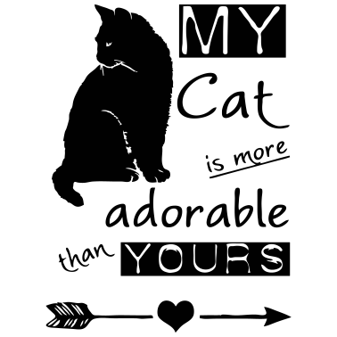 Motiv My Cat Katze Tier Haustier Geschenk