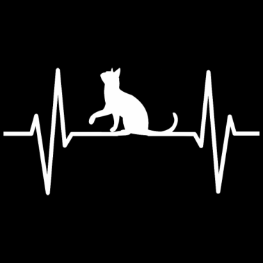 Motiv Herzschlag Katze