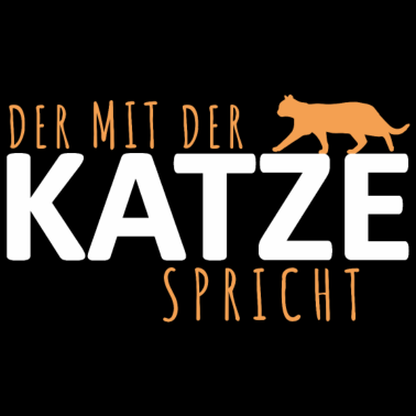 Motiv Der mit der Katze spricht