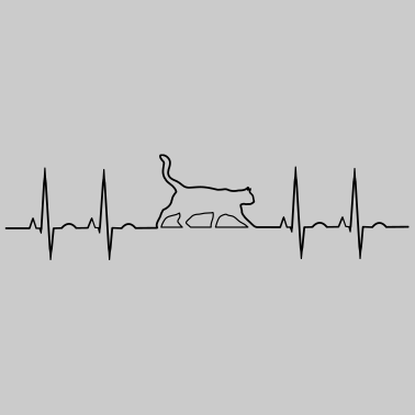 Motiv Heartbeat Katze