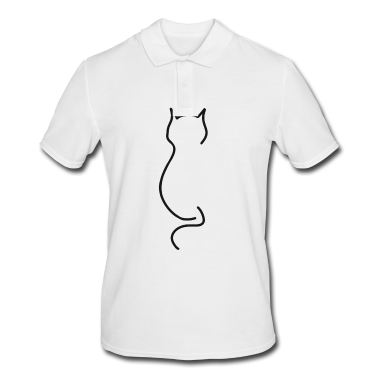 Katzen Poloshirt - Katze Haustier Tiere Kater Katzen Tier Kätzchen