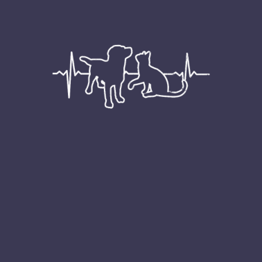 Motiv Tierarzt Medizin Herzschlag EKG Geschenk