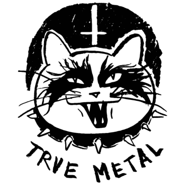 Motiv Trve Metal Cat