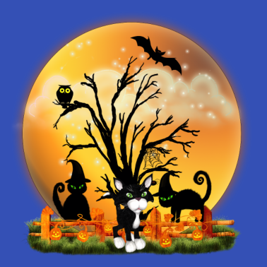 Motiv Halloween Katzen