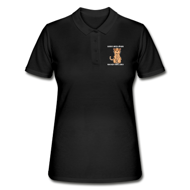 Katzen Poloshirt - Mittelfinger Katze Katzenfreund