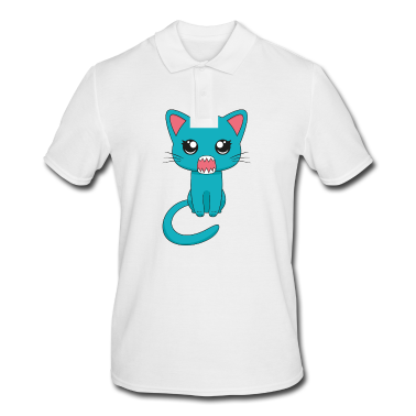 Katzen Poloshirt - Kawaii Cat