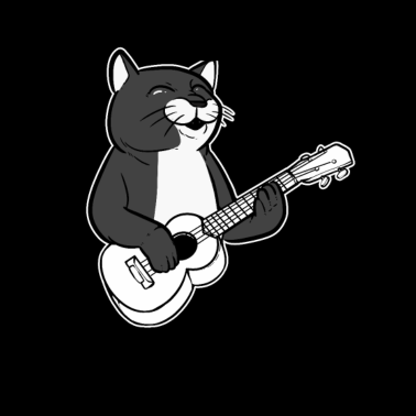 Motiv Perserkatze Musik Gitarre Kätzchen Katzenbaby Miau