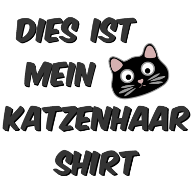 Motiv Dies ist mein Katzenhaar Shirt