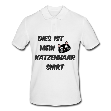 Katzen Poloshirt - Dies ist mein Katzenhaar Shirt