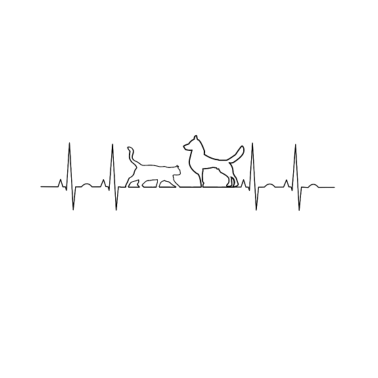 Motiv Katzen vs. Hunde