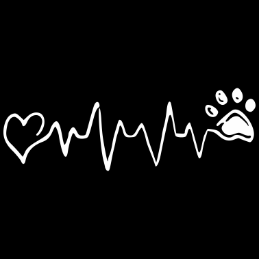 Motiv heartbeat hund