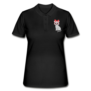 Katzen Poloshirt - Katze Katzen