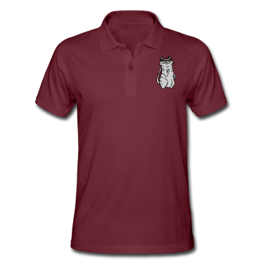 Katzen Poloshirt - Katze Katzen