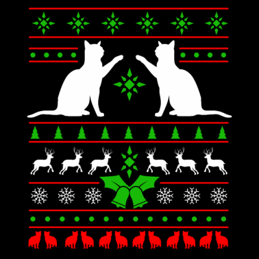 Motiv Weihnachten Katzen Katzen Katzen