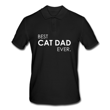 Katzen Poloshirt - Bester Katzen Papa, Katze, Katzen, Katzen Besitzer
