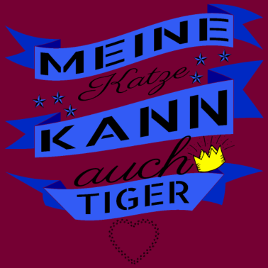 Motiv katze - meine Katze kann auch Tiger