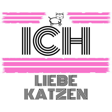 Motiv katze - Ich liebe Katzen