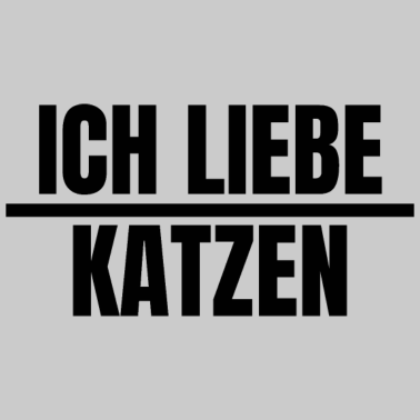 Motiv katze - Ich liebe Katzen