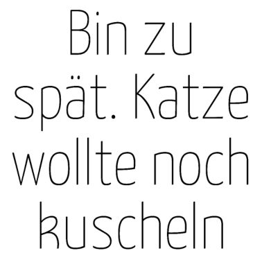 Motiv katze - Katze wollte kuscheln