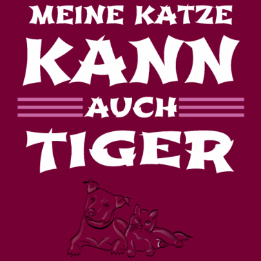 Motiv katze - meine Katze kann auch Tiger