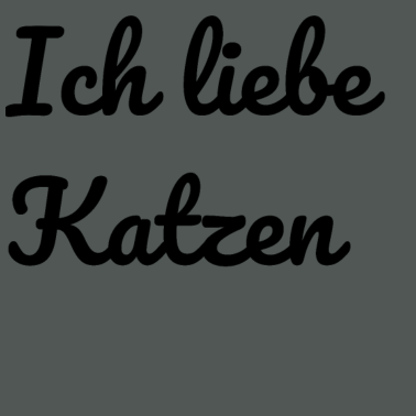 Motiv katze - Ich liebe Katzen