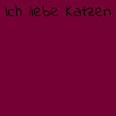 Motiv katze - Ich liebe Katzen