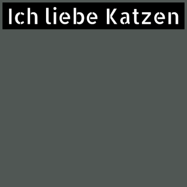 Motiv katze - Ich liebe Katzen