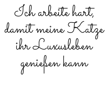 Motiv katze - Luxusleben einer Katze